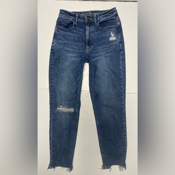 American Eagle Destroyed Highest Rise Mom Denim Jeans Women’s 6